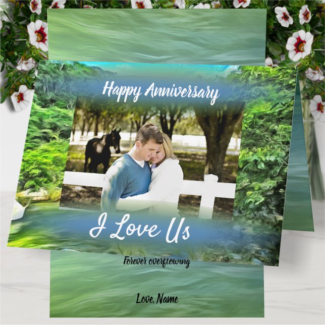 Anniversary I Love Us Vallarta River South 0366 Card (Creator Uploaded)