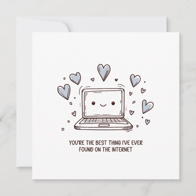 Anniversary Internet Love Card (Front)