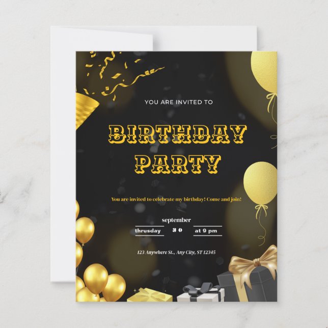 anniversary invitation  (Front)