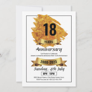 Anniversary Invitation Flyer Template