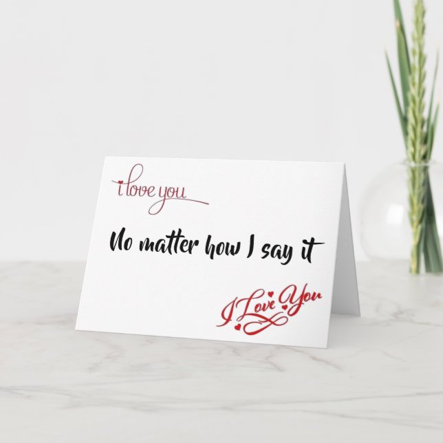 ***ANNIVERSARY LOVE*** TO THE LOVE OF MY LIFE CARD (Front)