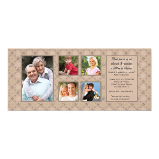 Anniversary Multi Photo Invitation