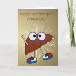 Anniversary Of Liver Transplant Card at Zazzle