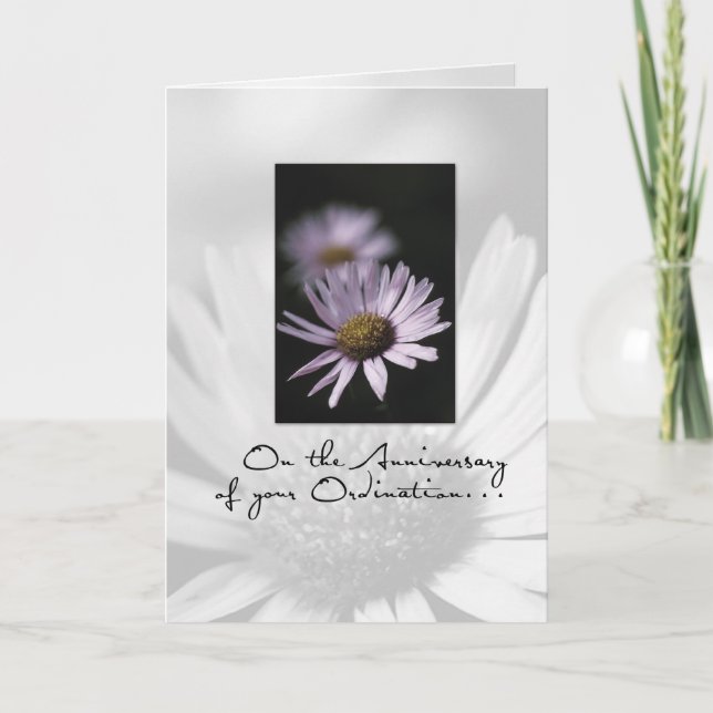 Anniversary of Ordination Card (Front)