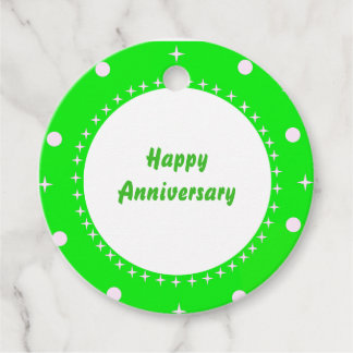 Anniversary or Wedding gift basket Favor Tags. Favor Tags