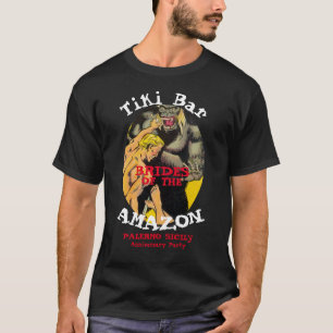 Anniversary Party Barbecue Tiki Bar Brides T-Shirt