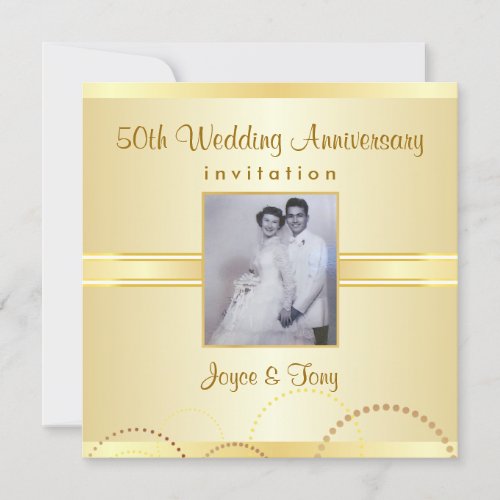 Anniversary Party _ Custom Photo Invitations