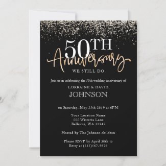 ANNIVERSARY PARTY |  *Easy to Edit* Invitation