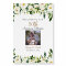 Anniversary Party White Floral Photo Welcome Sign