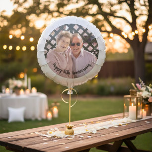 Anniversary Personalized Photo Helium  Balloon