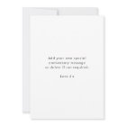 Anniversary Photo Card | Modern Stylish 5x7 Flat