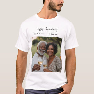 Anniversary Photo Modern T-Shirt