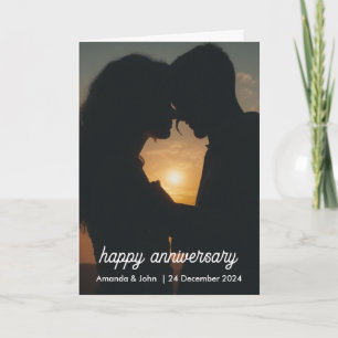 Anniversary Photo Script Card