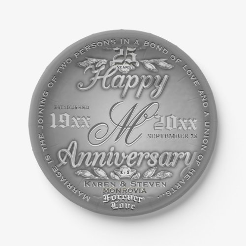 Anniversary Plate