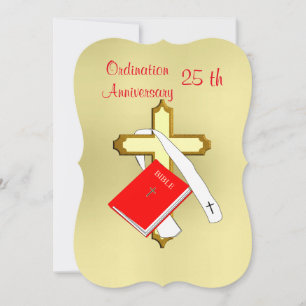 Anniversary Priest Ordination Celebrations Invitation
