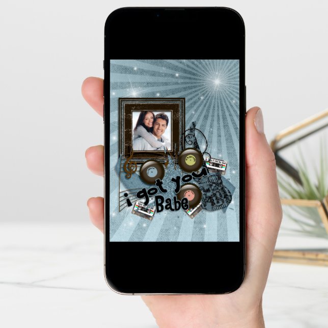 anniversary rock 'n roll Photo Card (Front Digital)