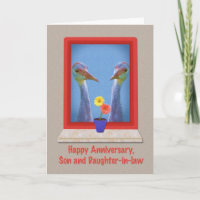 Anniversary, Son and Daughter-in-law, Cranes