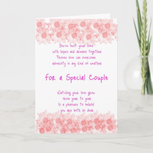 Anniversary Special Couple Card