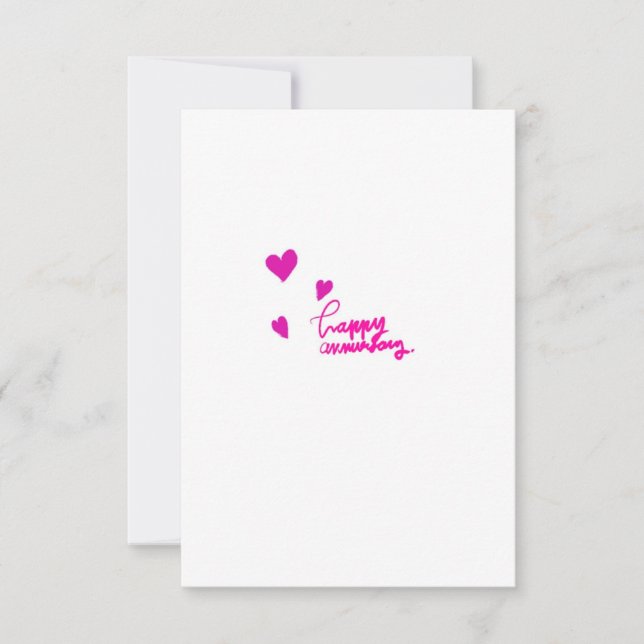 Anniversary! Thank You Card (Front)