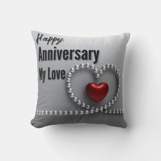 Anniversary  throw pillow