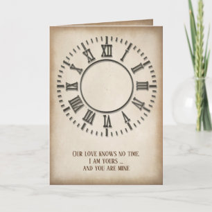 Anniversary Timeless Clock Card