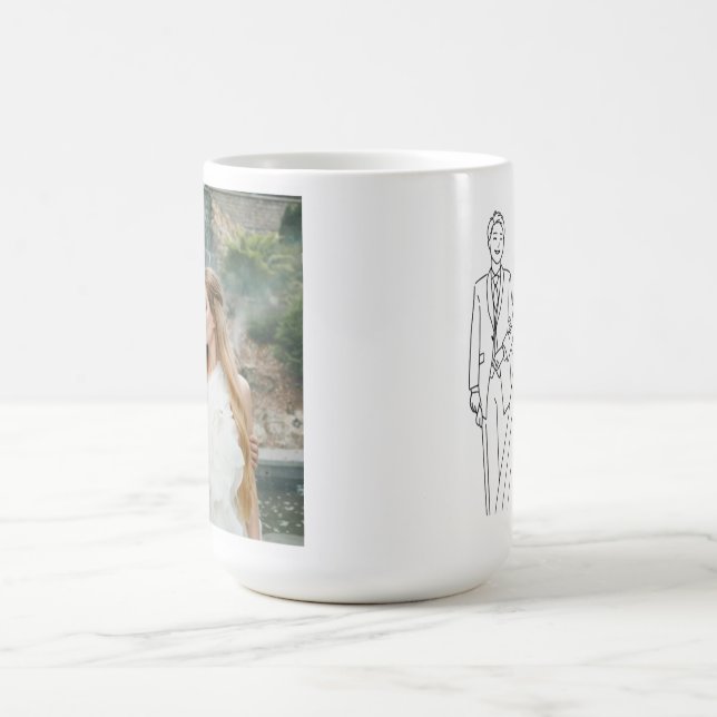 Anniversary & Valentine Gift | Romantic Couple Pho Coffee Mug (Center)