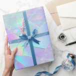 Anniversary Wedding Birthday Iridescent Wrapping Paper<br><div class="desc">A teal and purple iridescent design wrapping paper perfect for that special anniversary,  wedding or birthday.</div>