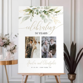 Anniversary Welcome Sign Photo Wedding Anniversary