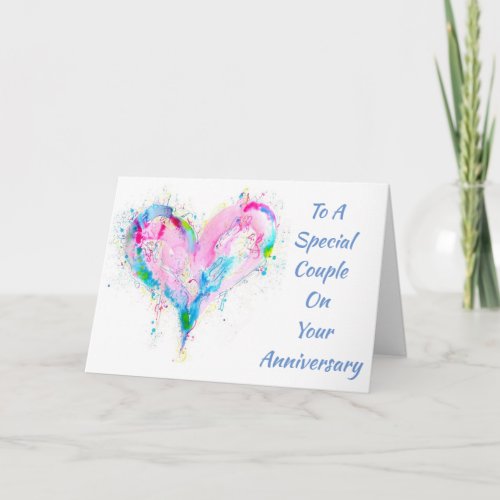 ANNIVERSARY WISHES SPECIAL COUPLE CARD