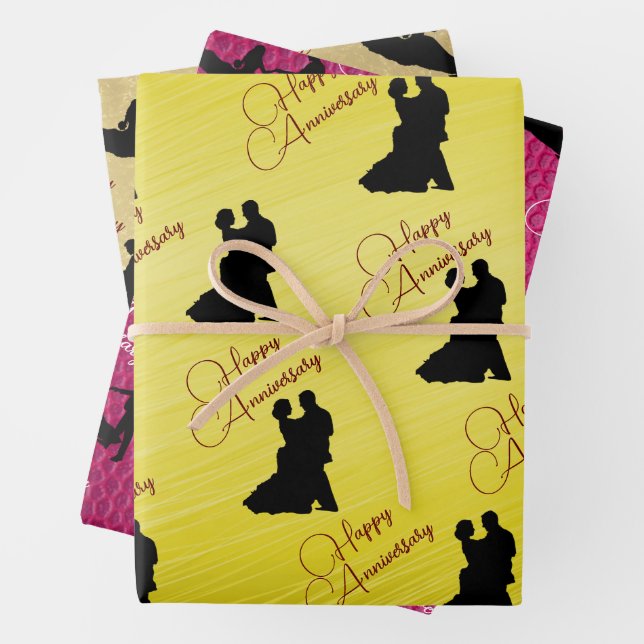 Anniversary  Wrapping Paper (In situ)