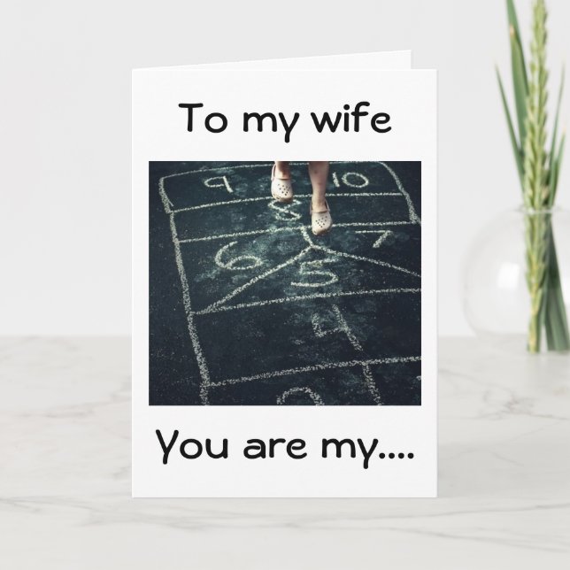 ANNIVERSARY-YOU ARE MY FAV PLAYMATE TO WIFE CARD (Front)