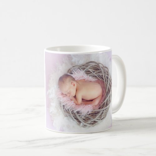 Announce Baby Birth Date Personalize Coffee Mug