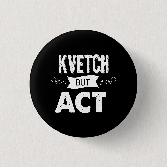 Announce your intentions with this pinback button (Front)