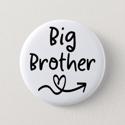 Announcement Big Brother  Matching Sibling Family Button