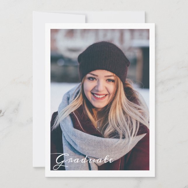 Announcement Graduation / Invitation Card (Front)