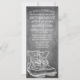 Announcement of retirement with old boots V3.0