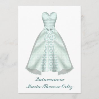 Announcement Quinceanera 15th Birthday Invitation by decembermorning at Zazzle