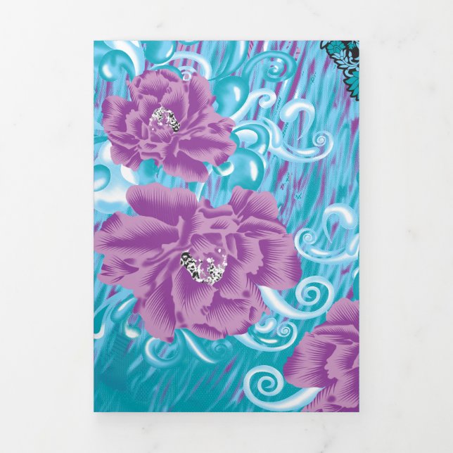 Announcements | Trifold | Elegant | Custom Cards (Cover)