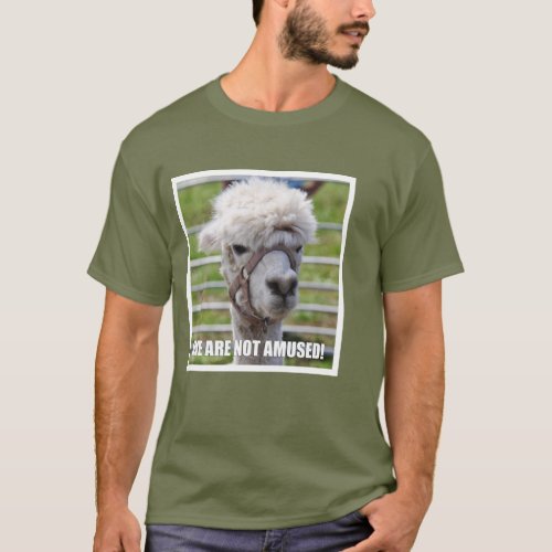 Annoyed Alpaca T_Shirt