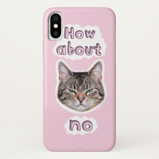 Annoyed Cat Case-Mate iPhone Case (Back)