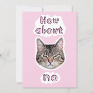 Annoyed Cat Invitation