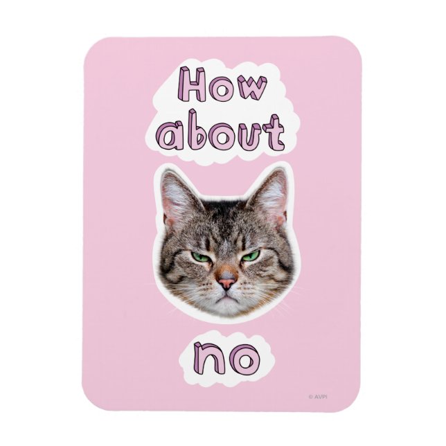 Annoyed Cat Magnet (Vertical)