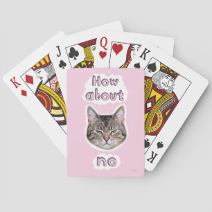 Annoyed Cat Poker Cards
