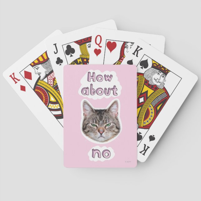 Annoyed Cat Poker Cards (Back)