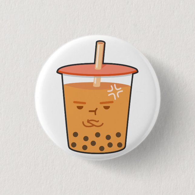 Annoyed Mako Button Pin (Front)