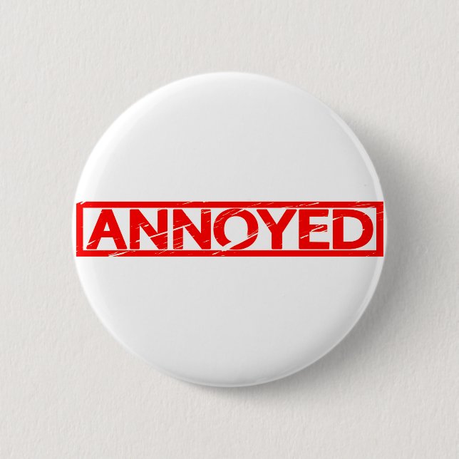 Annoyed Stamp Button (Front)