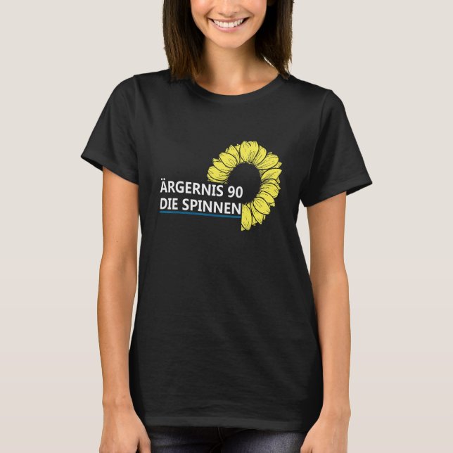 Annoying 90 die Spiders Party Politics Green Polit T-Shirt (Front)