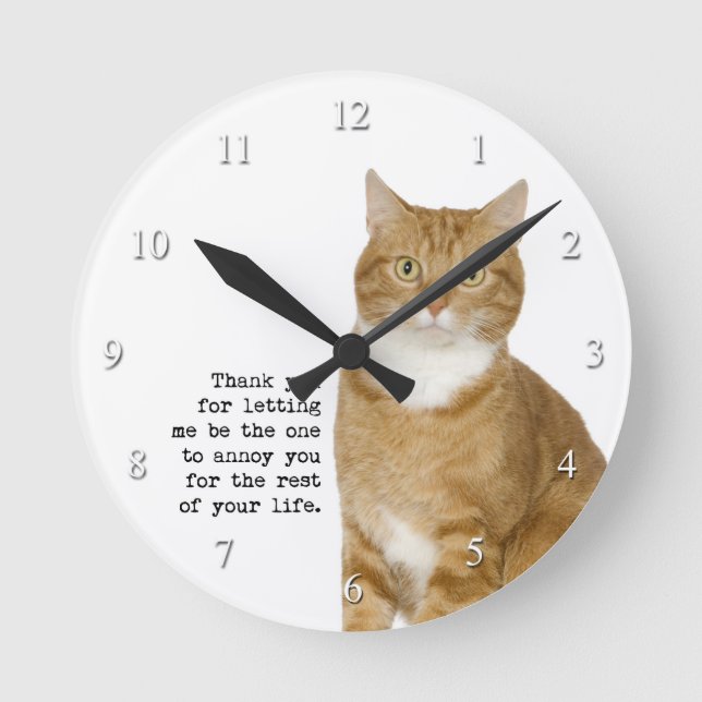 Annoying Cat Clock (Front)