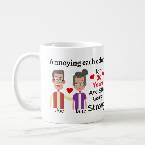 Annoying each other coffee mug