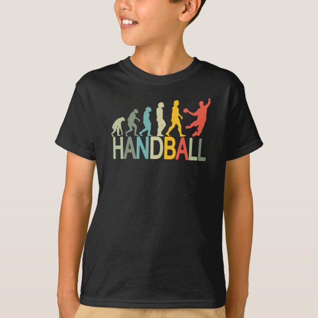 Annoying Handball Design Evolution T-Shirt (Front)